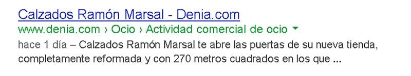 Resultado de Google