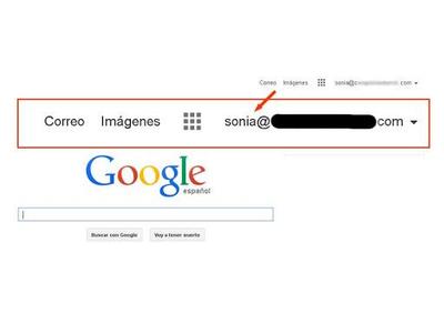 Sesión iniciada por Usuario en Google