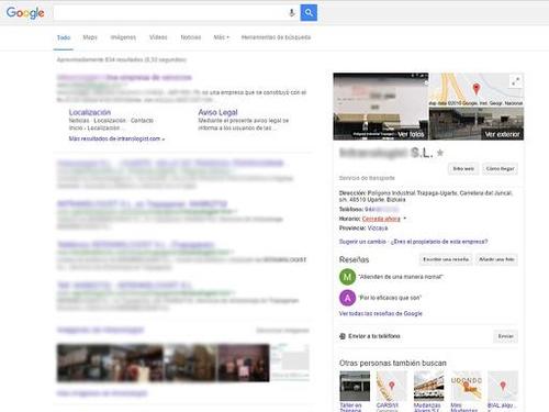 Control Ficha Google My Business