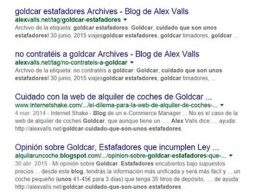 Eliminar resultados de Google