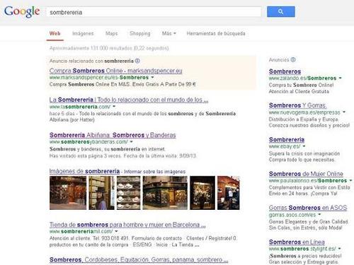 Resultados de Google