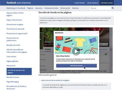 Tienda Online Facebook Conquista internet