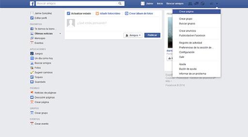 Crear página de empresa Facebook Conquista internet