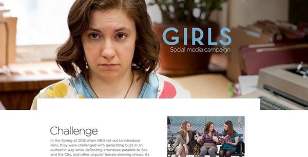 Web de la serie Girls