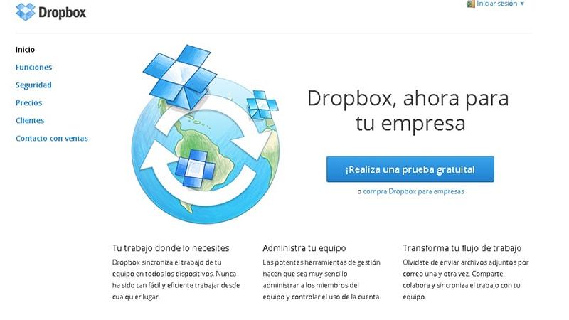 Web de Dropbox