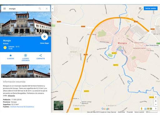 Mungia en Google Maps