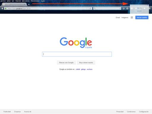 Google página de inicio