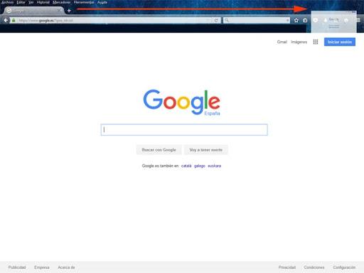 Google página de inicio