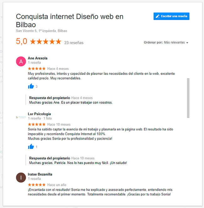 Cómo conseguir reseñas Google Conquista internet