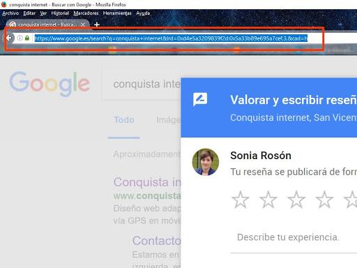 Reseñas Google Conquista internet