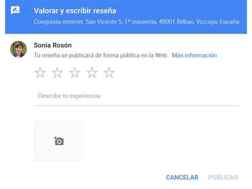 Reseñas Google Conquista internet