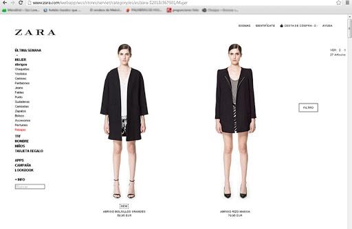 Web de Zara
