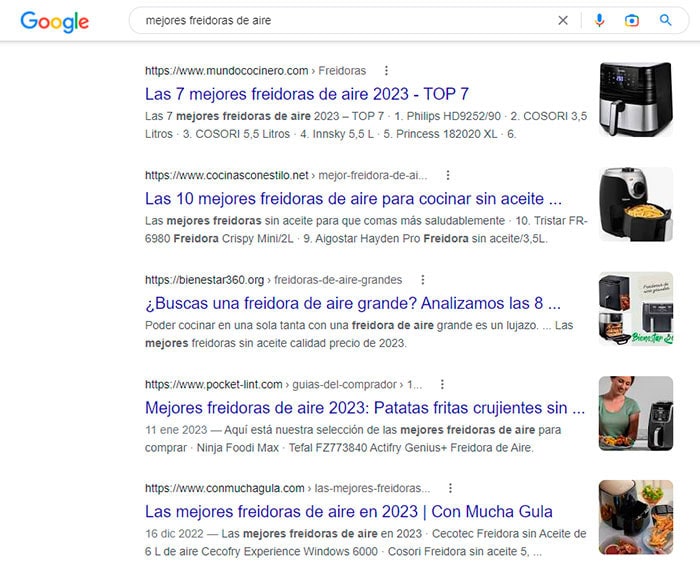 Cambios Google posicionamiento página web