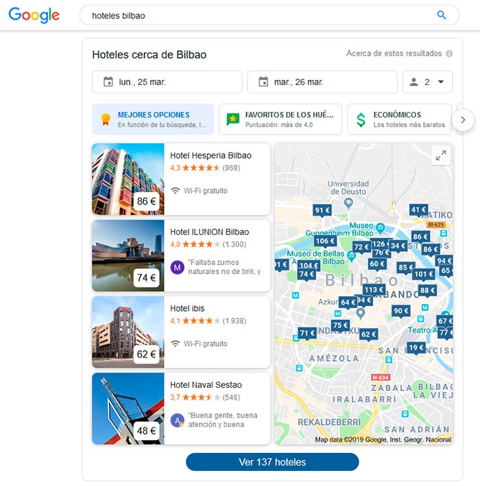 Posicionamiento Local Conquista internet Bilbao