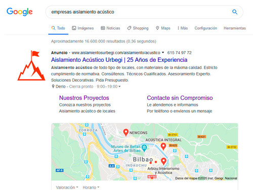 Anuncios Google Ads Conquista internet Bilbao